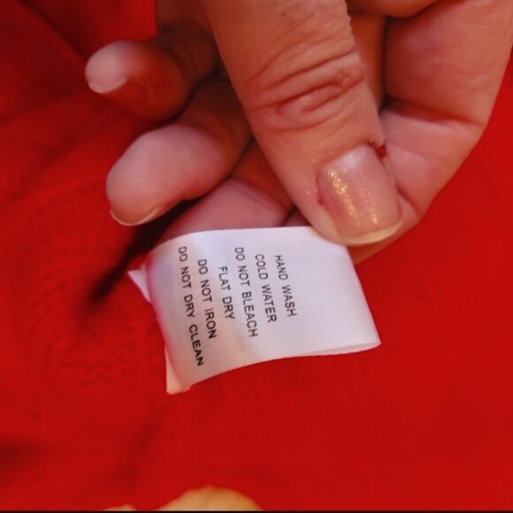 NWT Hyfve Red Cowl Neck Oversized Cozy Sweater RED A FABULOUS - Picture 6 of 7